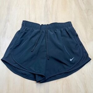 Nike Tempo Dri-Fit Running Shorts Womens Black XS Brief Lined Athletic